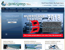 Tablet Screenshot of cityofbonitasprings.org
